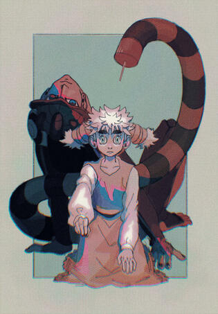 Maruem&amp;Komugi_HxH